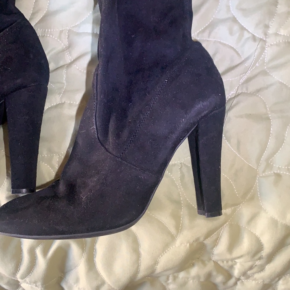 Over the knee tall black boots Steve Madden size 9 - Picture 2 of 4